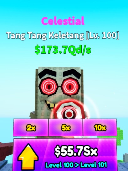 Celestial Tang Tang Keletang $173.7Qd/s LVL 100