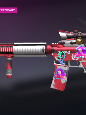 M16 Winget с наклейкой за 5000 голды, легендарная м16