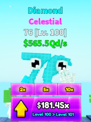 Celestial 76 $565.5Qd/s LVL 100 Diamond