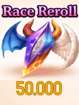 🖤 X50.000 ШТ Race Reroll 🖤