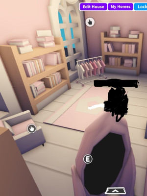 Большой розовый особняк глитч дом всего тотал 75к, 3900+ мебели