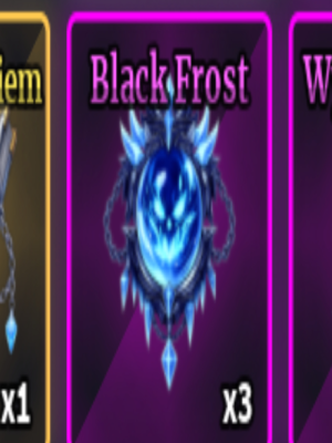 Ragna Set 1x Silver Requiem 7x Wyrm Band 3x Black Fros