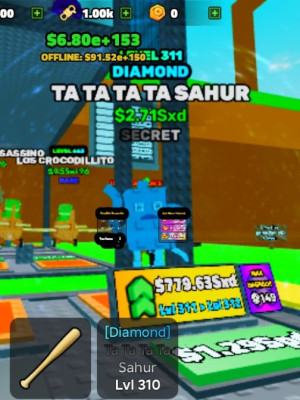 Diamond Ta Ta Ta Ta Sahur успей купить всего за 2 рубля