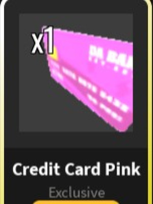 Credit Card Pink (Wallet)