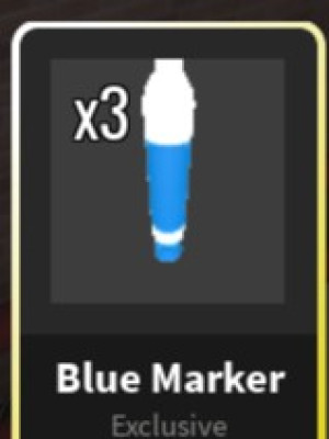 Blue Marker (Knife