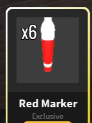 Red Marker (Knife)