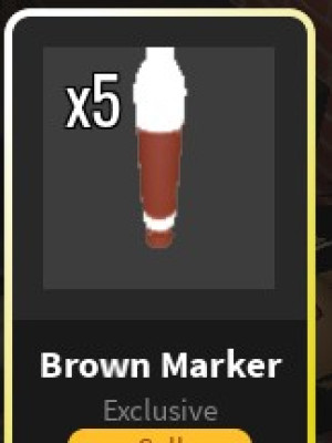 Brown Marker (Knife)