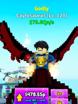 Godly Caylusaurus 76.6Qn/s LVL 120