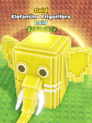 Law Elefantino Frigorifero LVL 50 Gold