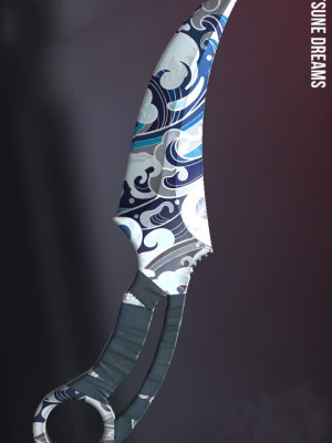 Нож фанг очень красивый паттерн