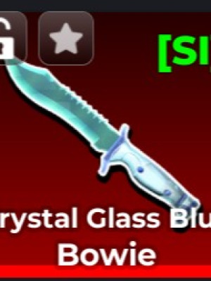 Bowie "Crystal Glass Blue"