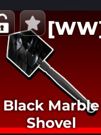 Black Marble Shovel