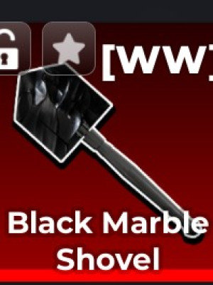 Black Marble Shovel