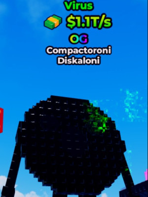 🌈 OG + VIRUS 🦠 Compactoroni Diskaloni 💿 1.1T/s 62 LVL !!!NEW BRAINROT!!!