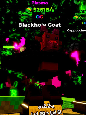 🌈 OG + plasma 🟪 BlackHole Goat  261B/s 60 LVL