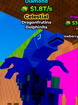👑 Celestial + DIAMOND 💎 Dragonfrutina Dolphinita 🐉🐬 1.8T/s 66 LVL !!! INDEX !!!