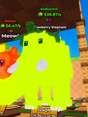 Radioactive OG Strawberry Elephant 74 lvl 39.8T/S
