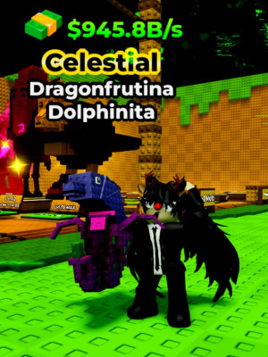 👑 Celestial 👑 Dragonfrutina Dolphinita 🐉🐬 945B/s 66 LVL !!! INDEX !!!