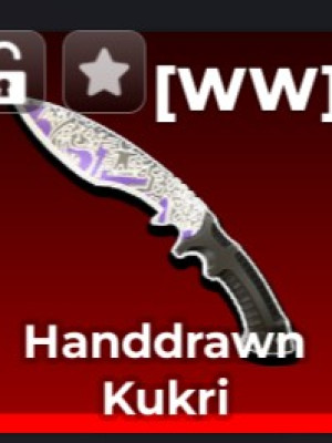 Kukri "Handdrawn"