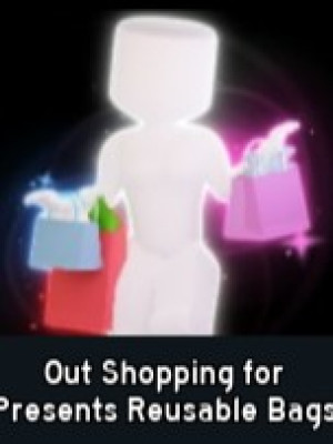 Out Shopping for Presents Reusable Bags