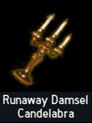 Runaway Damsel Candelabra
