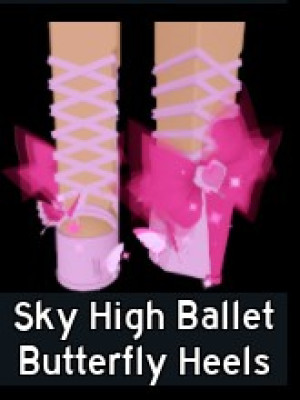 Sky High Ballet Butterfly Heels
