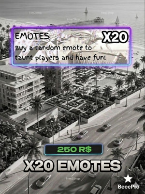 🎁Подарок геймпасса🎁 I 🕺 20 Random Emote 🕺 I