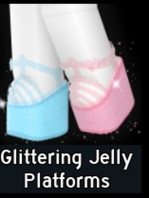 Glittering Jelly Platforms