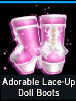 Adorable Lace-Up Doll Boots
