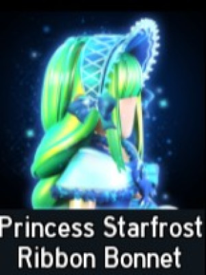 Princess Starfrost Ribbon Bonnet