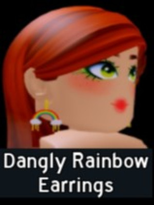 Dangly Rainbow Earrings
