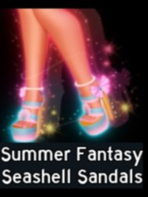 Summer Fantasy Seashell Sandals