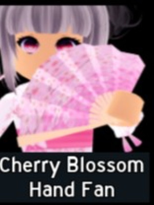 Cherry Blossom Hand Fan