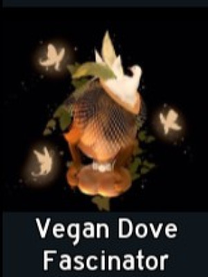 Vegan Dove Fascinator