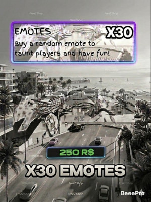 🎁Подарок геймпасса🎁 I 🕺 30  Random Emote 🕺 I