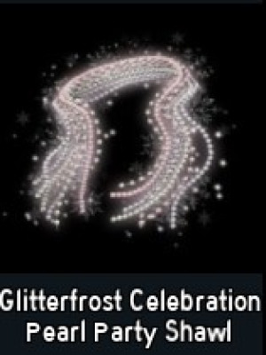 Glitterfrost Celebration Pearl Party Shawl