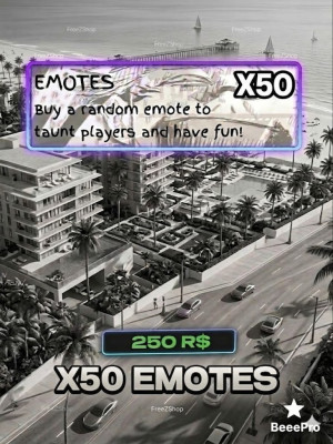 🎁Подарок геймпасса🎁 I 🕺50  Random Emote 🕺 I