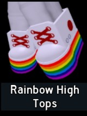 Rainbow High Tops