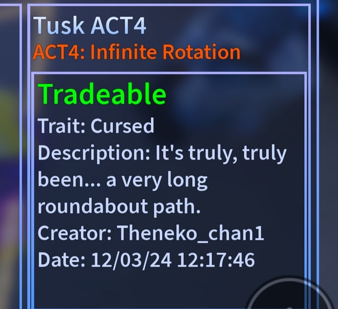 🟣Cursed Tusk act4🟣