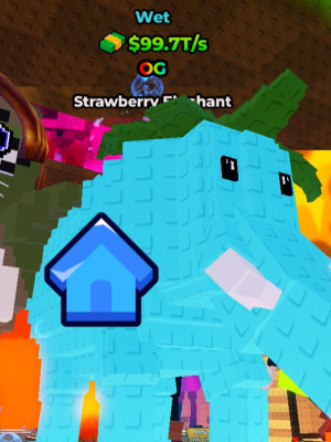 WET OG Strawberry Elephant 99.7T/S ⚡MAX LVL МОМЕНТАЛЬНО