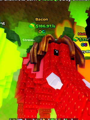 BACON OG Strawberry Elephant 186.9T/S ⚡MAX LVL МОМЕНТАЛЬНО⚡ ЛУЧШИЙ