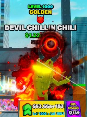 Secret Devil Chillin Chili LVL 1000