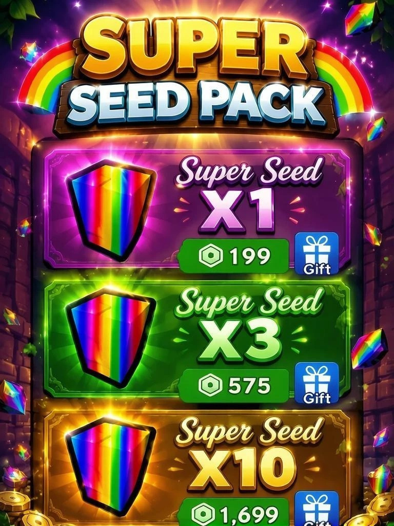Super Seed Pack/ X1; X3; X10