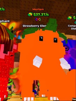🏆Molten 🏆OG 🏆Strawberry Elephant 🏆37.3T/S MAX LVL🏆