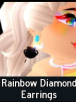 Rainbow Diamond Earrings