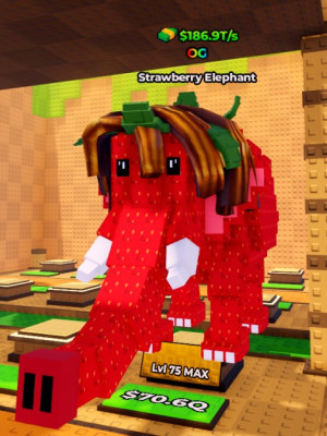 OG Strawberry Elephant $186.9T/s LVL 75 Bacon