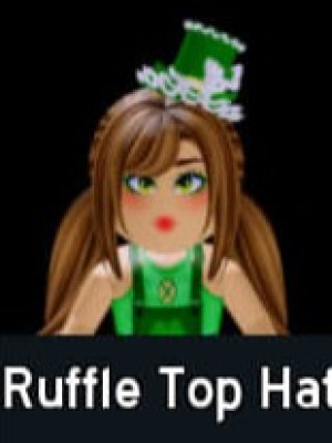 Ruffle Top Hat