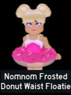 Nomnom Frosted Donut Waist Floatie