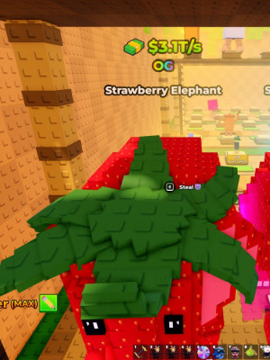 OG Strawberry elephant 72lvl