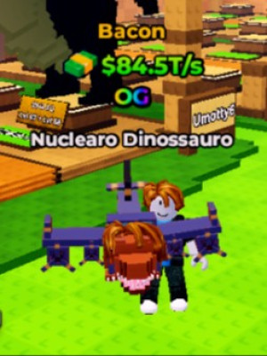 🏆Bacon 🏆OG 🏆Nuclearo Dinossauro 🏆84.5T/S 🏆MAX LVL🏆
